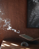 Incense Rock - raw stone incense holder, styling by TheEND