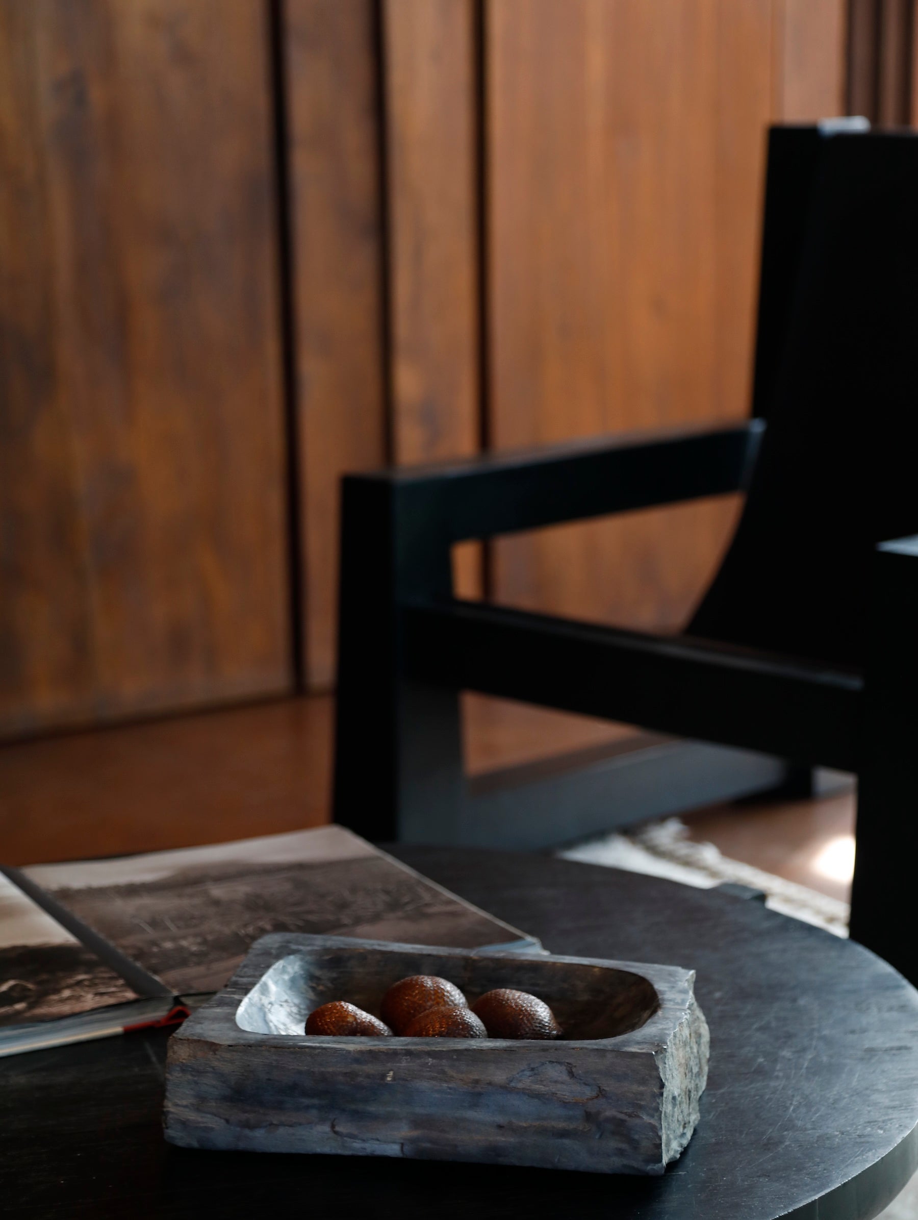 Petrified Tray - petrified timber tray, styling by TheEND