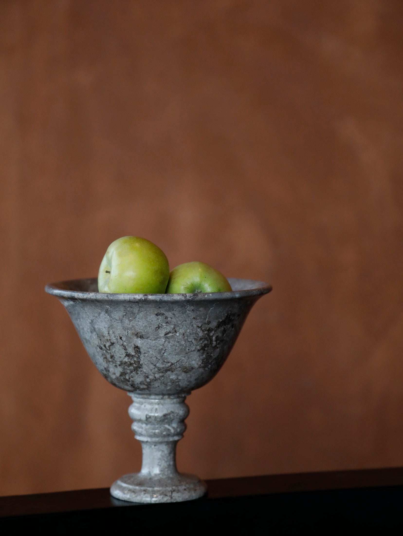 Marble Challis - solid marble vessel, styling by TheEND
