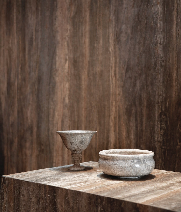 Marble Challis - solid marble vessel, lifestyle by TheEND