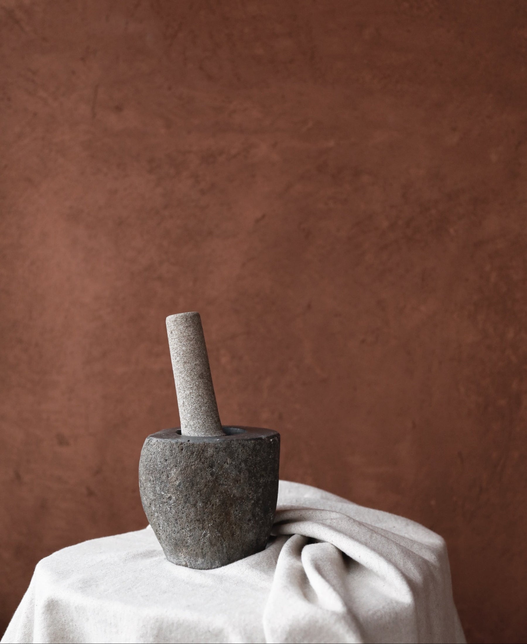 Mortar & Pestle - hand-carved stone mortar and pestle by TheEND