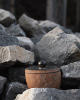 River Jar - natural stone vessel, styling by TheEND