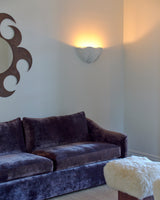 Clam Sconce, lifestyle living room view