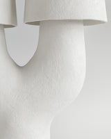 Joshua Double Lamp, close-up of textured resin surface