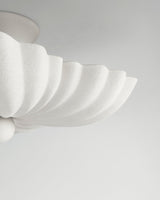 Moreau Hanging Light, close-up of sculpted petals