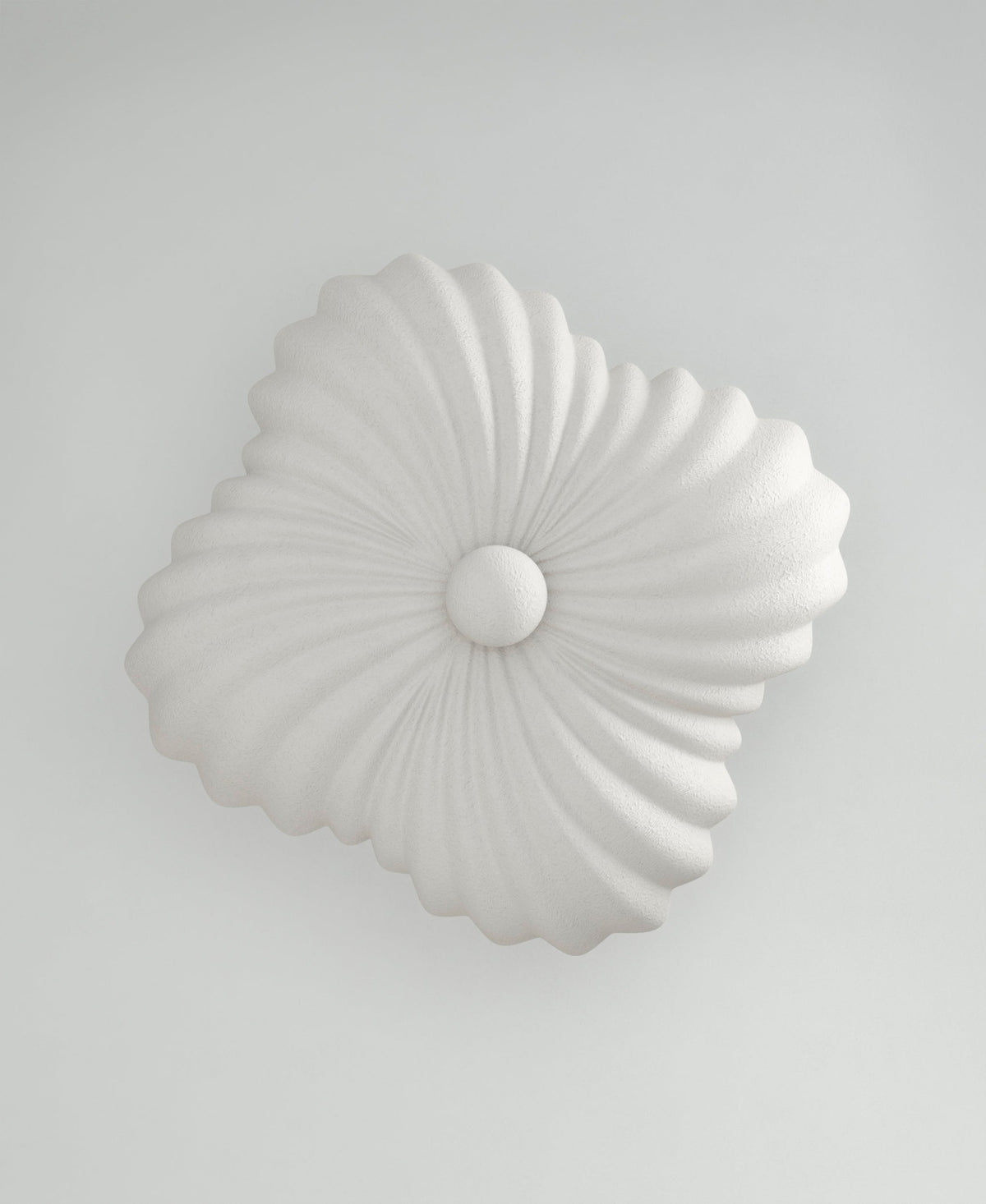 Moreau Hanging Light, view from below, floral form