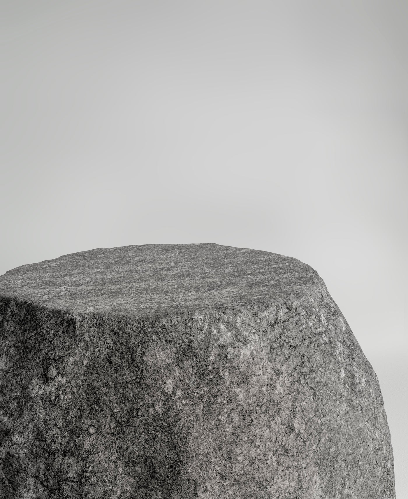 River Stool, close-up of carved form detail