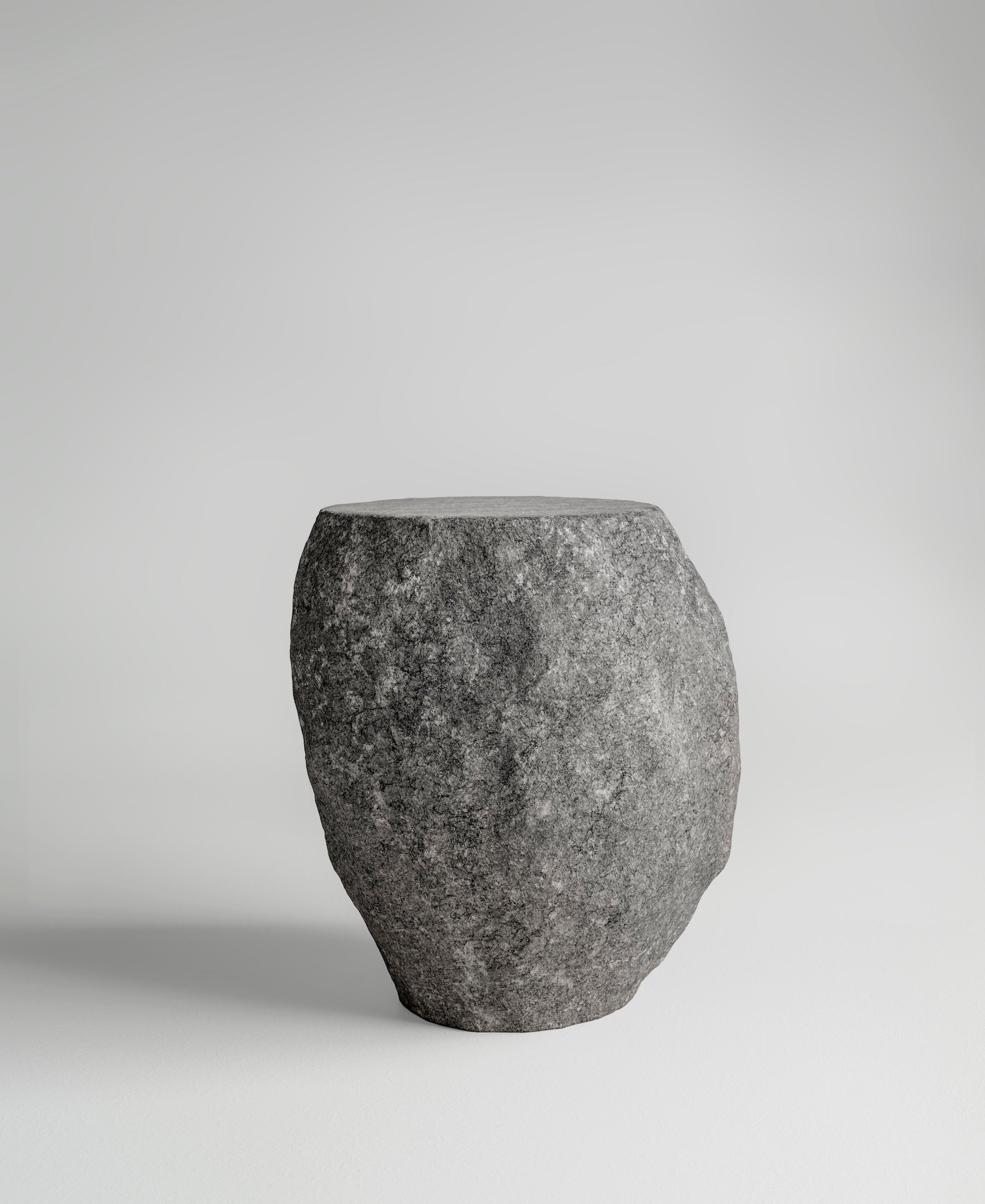 River Stool, close-up of carved timber surface texture