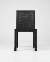 Maui Dining Chair, angled side view, teak timber dining chair