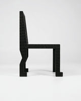 Maui Dining Chair, side profile view, teak timber dining chair