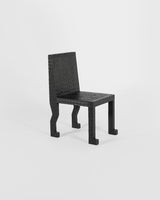 Maui Dining Chair, three-quarter view, teak timber dining chair