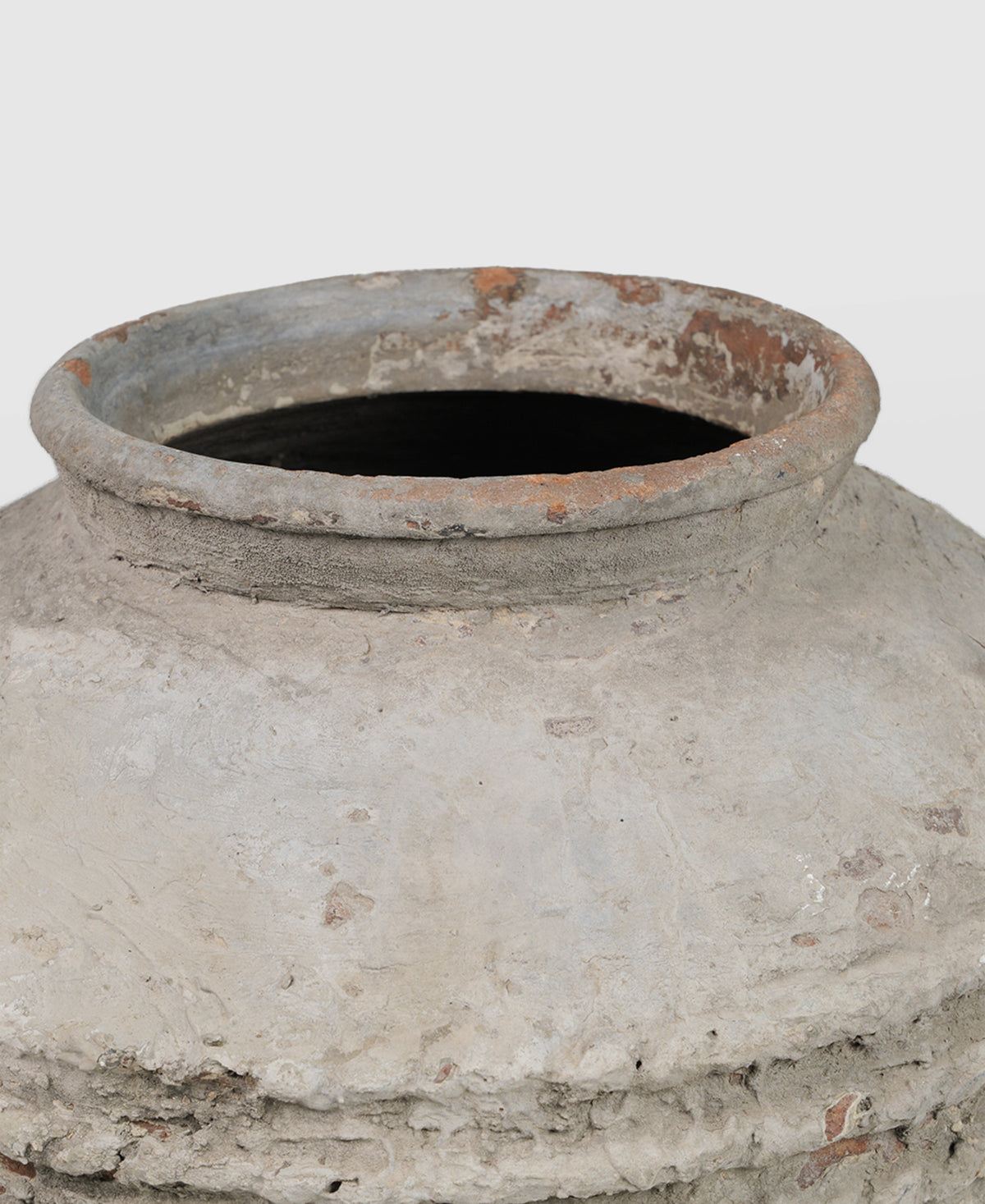 Javanese Urn, close-up of carved surface texture