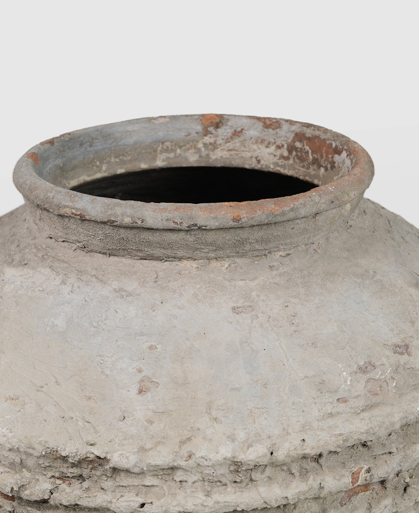 Javanese Urn, close-up of carved surface texture