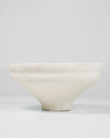 Roman Bowl, top-down view, cast plaster bowl