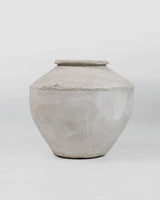Javanese Urn, lifestyle interior styling view, hand-carved timber