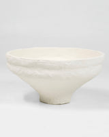 Roman Bowl, side view, cast plaster bowl
