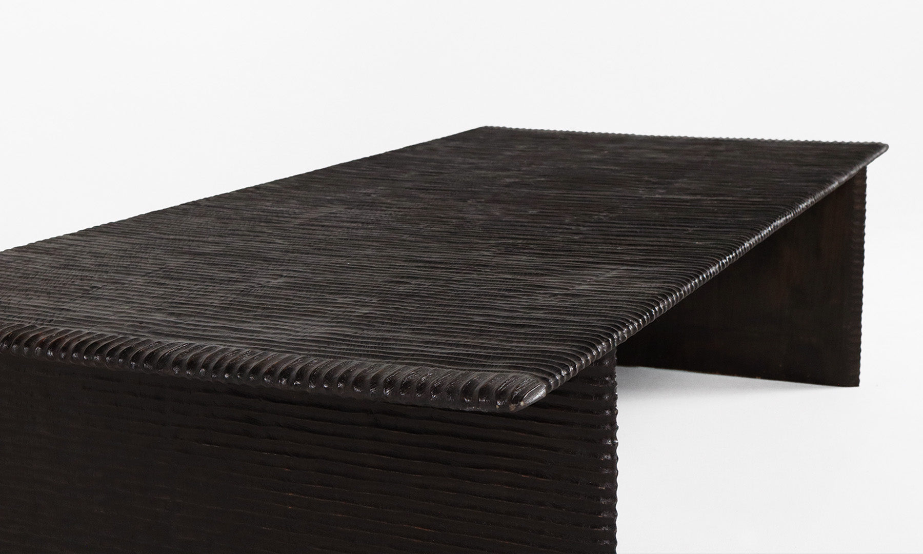 Maui Coffee Table, horizontal overview, teak timber