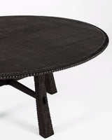 Maui Round Dining Table 1.8m, close-up of surface and edge detail