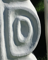 Cocteau Mirror, detail view of carved plaster frame